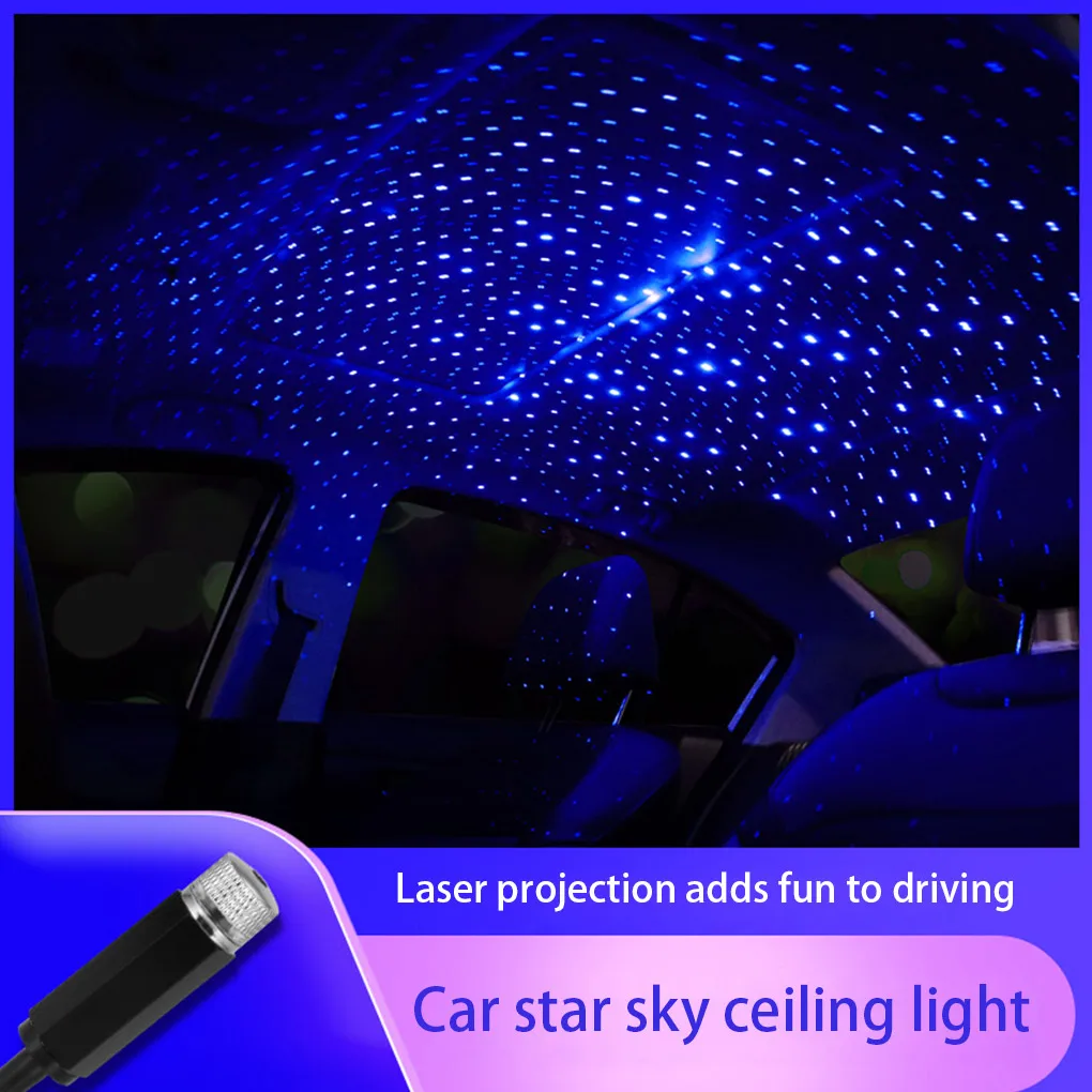 Lampada Da Proiezione Per Tetto Auto Usb Led Starry Atmosphere Per Fiat 500 500S 500X 500L Punto Tipo