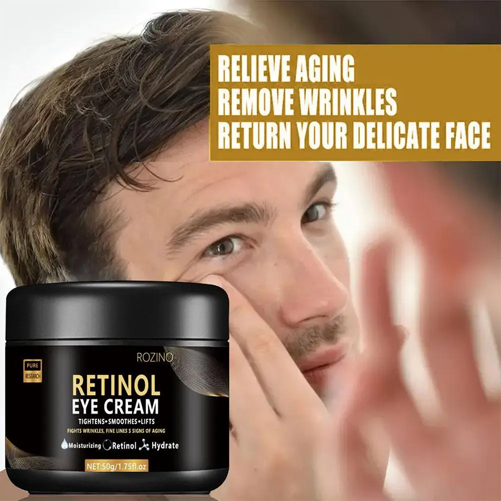 

50g Retinol Eye Cream Hydrating Anti-wrinkle Firming Eye Care Cream For Men Removes Eye Dark Circles Brighten Under Eyes