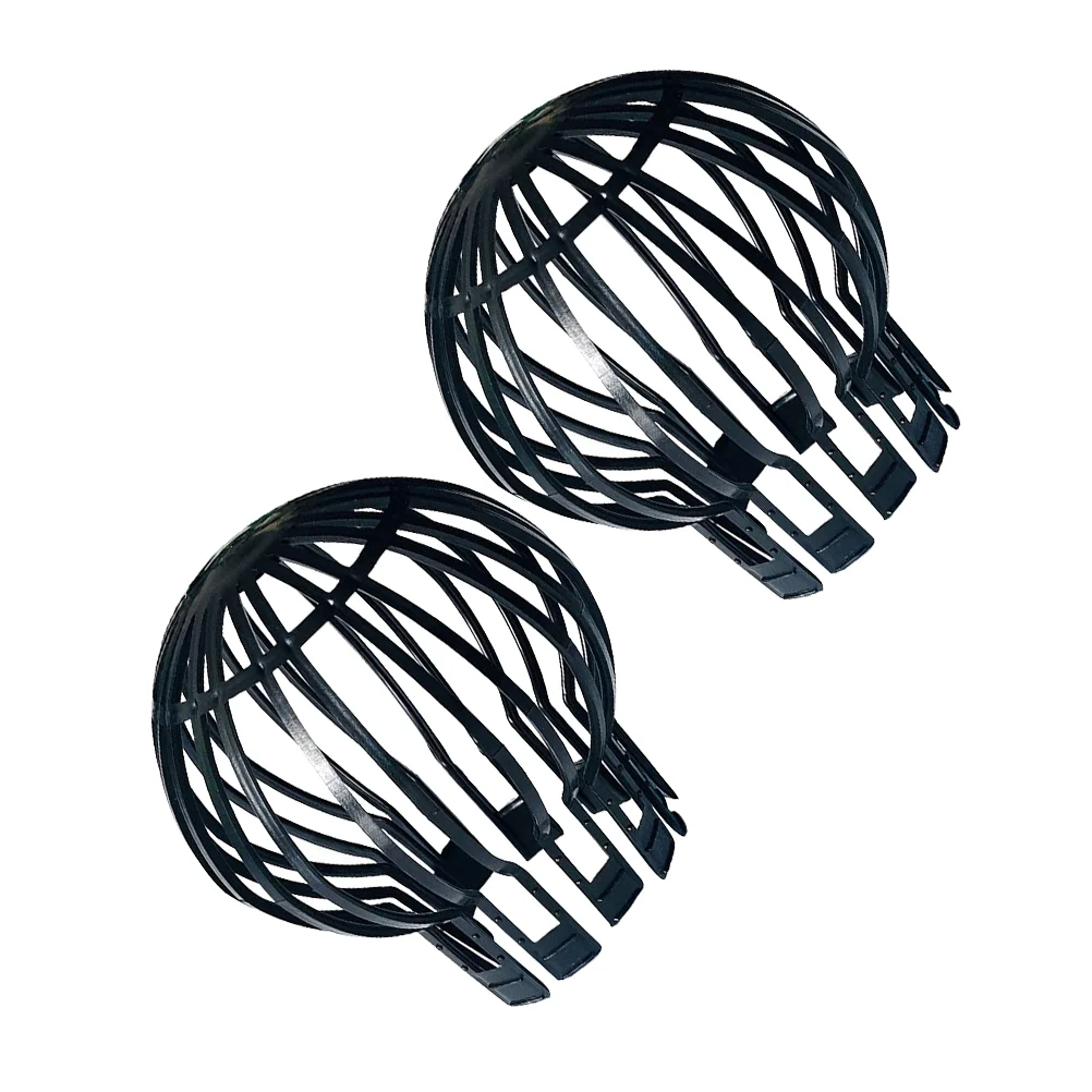 

2 Pcs Eaves Filter Cover Filter Roof Gutter Downpipe Draining Pp Net Drainage