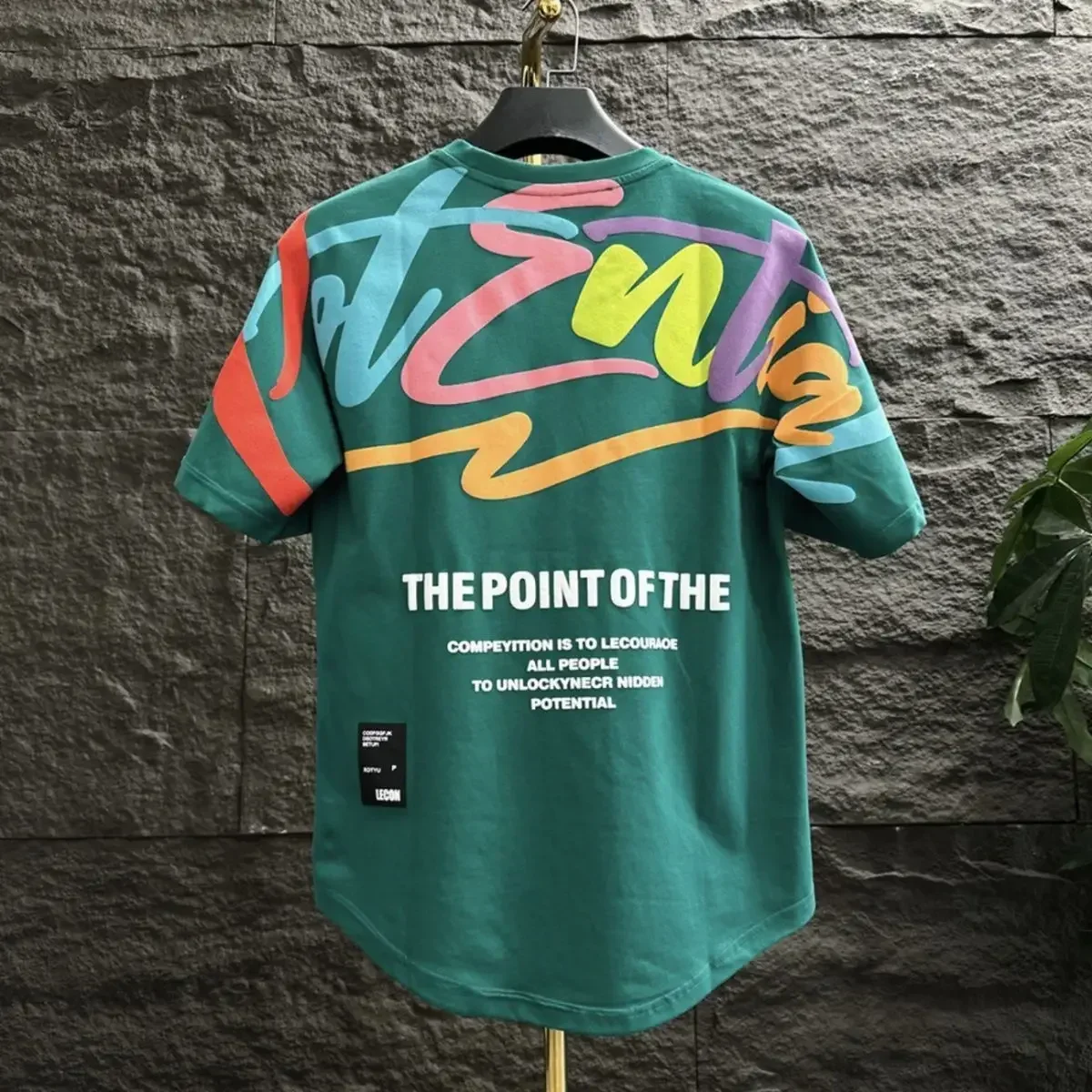 

Green Print Male Tees Shirts 100℅ Cotton O Neck Cheap Clothes and Free Shipping 5xl Fashion Tops Xl Korean Popular Men's T-shirt