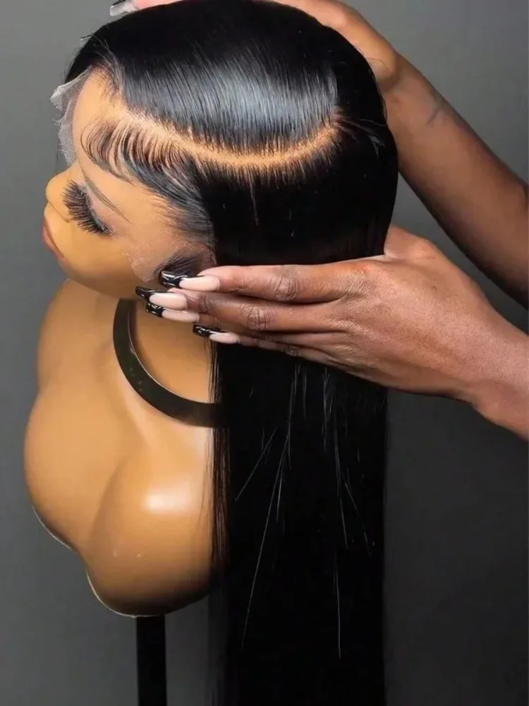 40 Inch 13x4 13x6 Bone Straight Lace Front Wigs Human Hair Lace Frontal Wig For Women Remy Hair Preplucked With Baby Hair