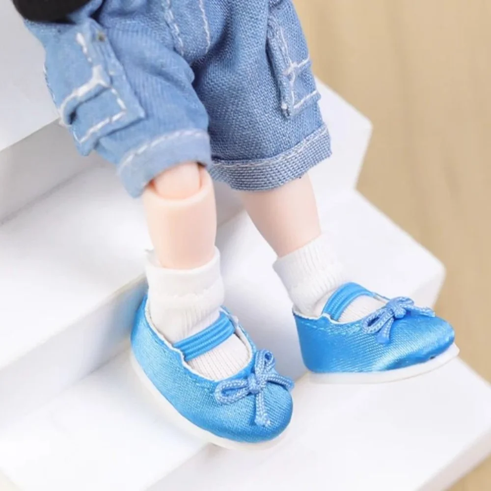 1 pair High Street Fashion OB11 Ballet shoes Multi-color Cartoon 1/12 Bjd Shoes Cloth 1 Pair 1/12 Bjd Casual Shoes DIY