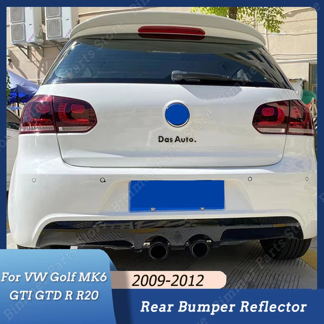 Pour Volkswagen Golf 6 MK6 R R20 3Pcs Lèvre de Pare-chocs Avant De Voiture  Répartiteur Diffuseur Retrofit Kit Carrosserie Spoiler Garde 2009-2013  Tuning - AliExpress