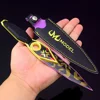 Valorant Weapon 22cm Champions 2023 Kunai Purple Edge Game Peripheral Metal Ninja Agents Samurai Sword Weapon Model Toys Boys 4