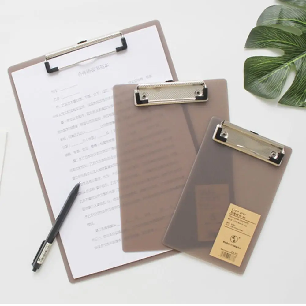 

A4A5A6 File Folder Clipboard Writing Pad Memo Single Clip Board Test Paper Storage Organizer School Supplies Office Stationary