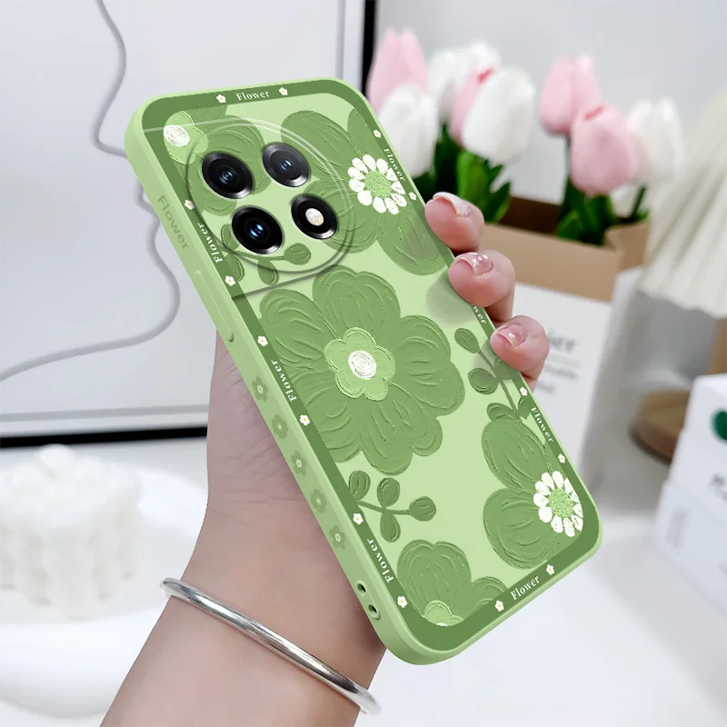 Spoony Flowers Liquid Silicone Phone Case