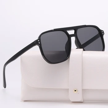 New Men Retro Sunglasses Brand Designer High Quality Plastics Frame Fashion Sun Glasses Protective Driving Eyewear Uv400