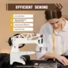 Leather Shoe Sewing Machine 500SPM Industrial Sewing Machine Nylon/Cotton Thread Shoe Repair Machine for Sewing 2
