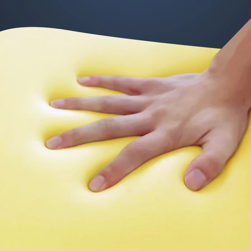 Comfort Bolster Pillow for Back Memory Foam Cotton Cover Lumbar Support Pillow for Semi Roll Pillow