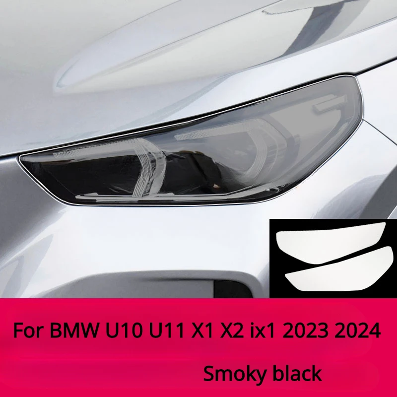 For BMW X1 U11 Base 2023-UP Headlight Precut Paint Protection Film PPF  Clear Bra