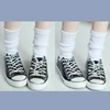 A Pair of Blyth Doll Socks Fashion Pure Color Long Sock for Blythe Barbie Licca Azone OB24 1/6Dolls Accessories Children Gifts 2