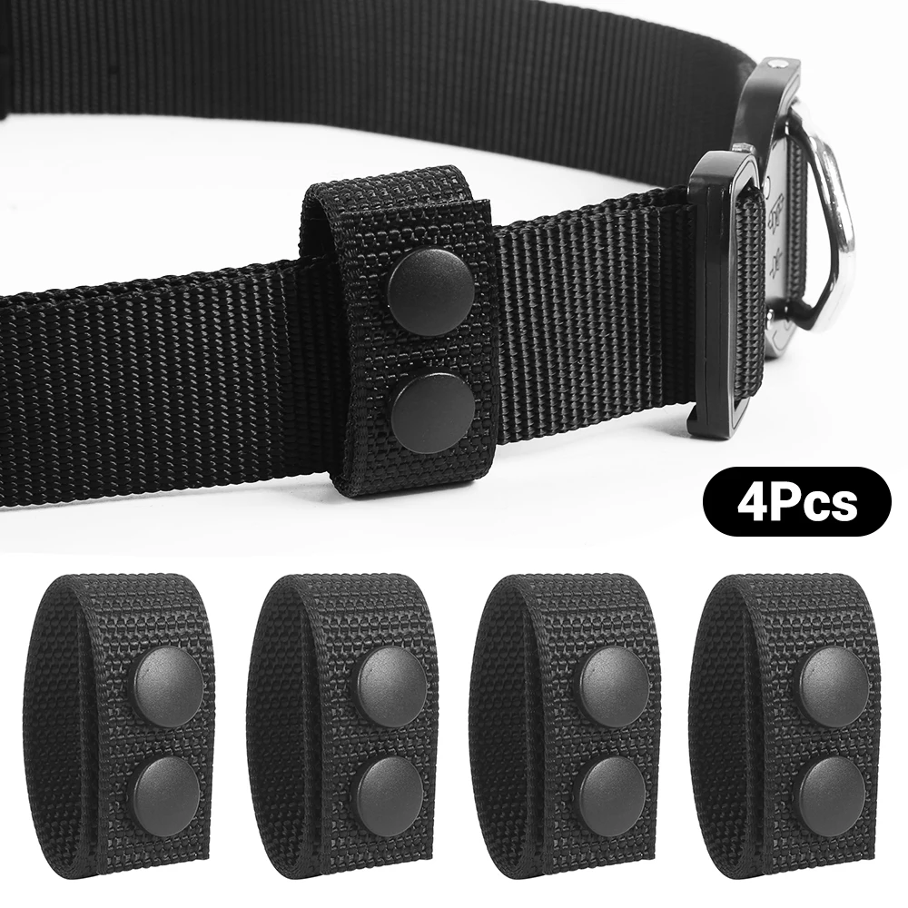 

4Pcs Duty Belt Keeper Tactical Belt Buckle for 2" Duty Belt Keeper Portable Webbing Strap Military Molle Belt Equipment Accessor