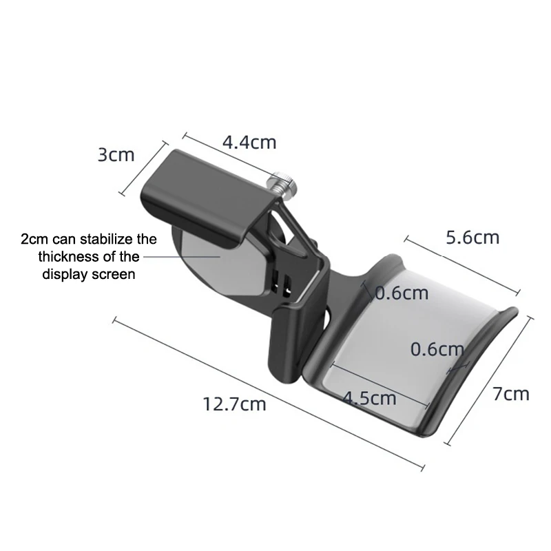 Headphone Holder PC Monitor Hanger Wall Hook Monitor Earphone Stand Universal Headset Hanging Hook Durable Headphone Bracket