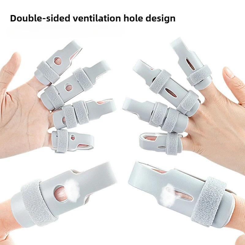 Finger Fixed Splint One Piece Finger Fixed Splint Fixed Support Device Five Finger Splint Trainer Finger Sleeve