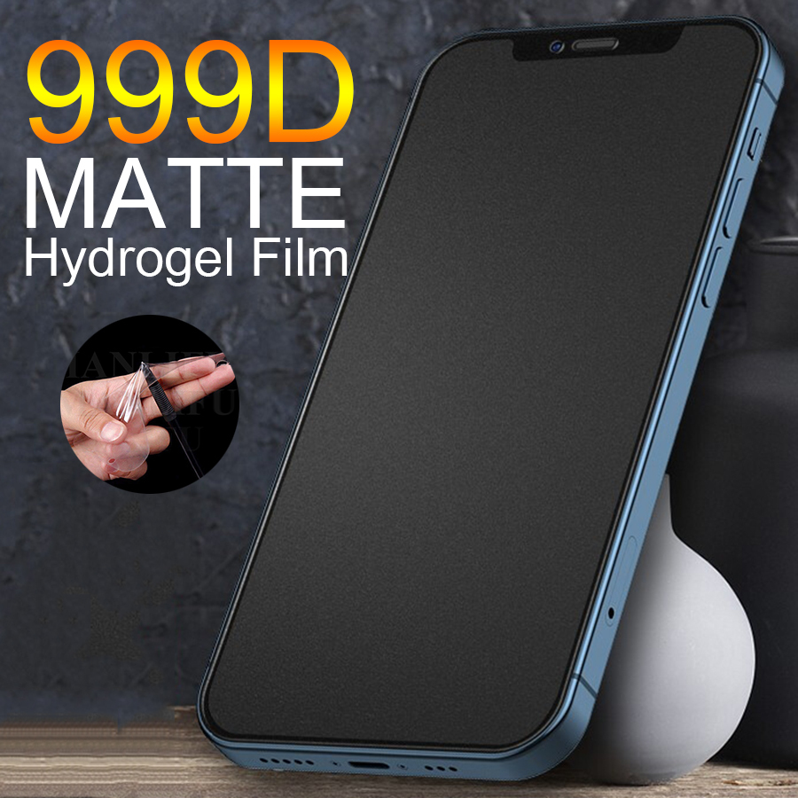 Front+Back Matte Full Cover Hydrogel Film For iPhone 11 12 13 14 15 Pro Xs Max X XR Xs 8 Plus Full Cover TPU Screen Protector