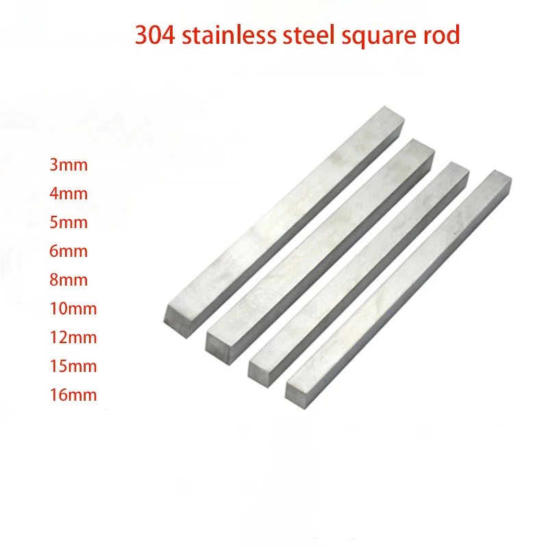 Thickness 3mm 4mm 5mm 6mm 8mm 12mm 15mm 16mm 304 Stainless Steel Square ...