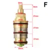 Brass Replacement Thermostatic Spool Cartridge Bath Mixer Faucet Shower Valve Repair Kit Bathroom Accessories Home Hardware 2