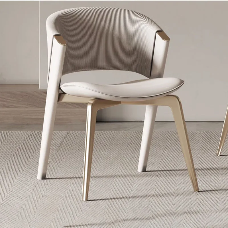 

Офисные обеденные стулья в скандинавском стиле, эргономичные расслабляющие черные стулья для гостиной и столовой, роскошные пляжные обеденные стулья, домашняя мебель Fg21