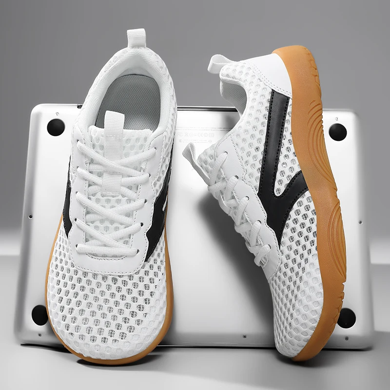 Men's Breathable Barefoot Wide Toe Minimalist Sneakers with Non-Slip Rubber Sole