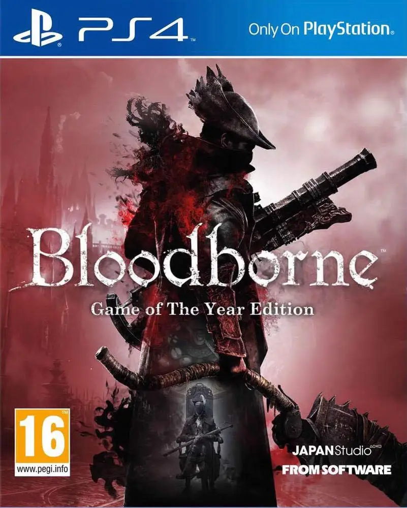Bloodborne Game Of The Year Playstation 4 Original Ps4 Product Disk Game Video Gaming Station Console Gioco Dvd Toys Switch