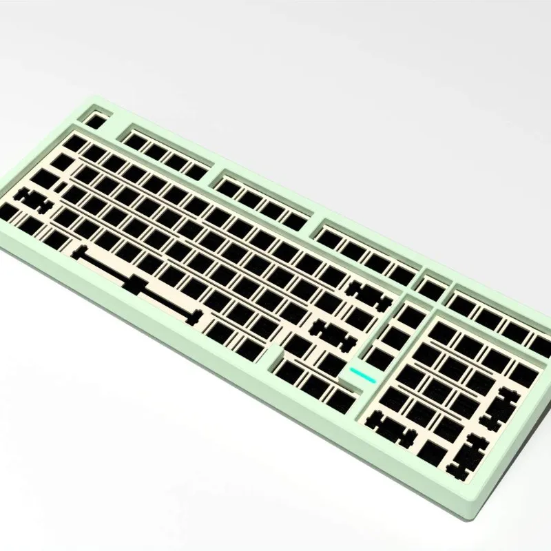 MXRSKEY SCC100 기계식 키보드 커스터마이징 키트 무선 트라이 모드 가스켓 구조 알루미늄 합금 DIY 키보드