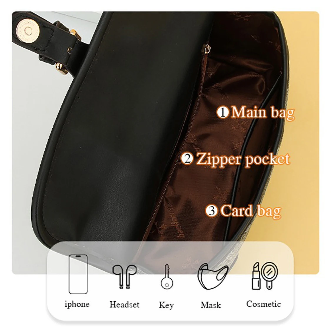 Baellerry Plaid Tote Alternative, 13 Inch Crossbody Bag with Quick Access Magnet, Women's Office Shoulder Bag