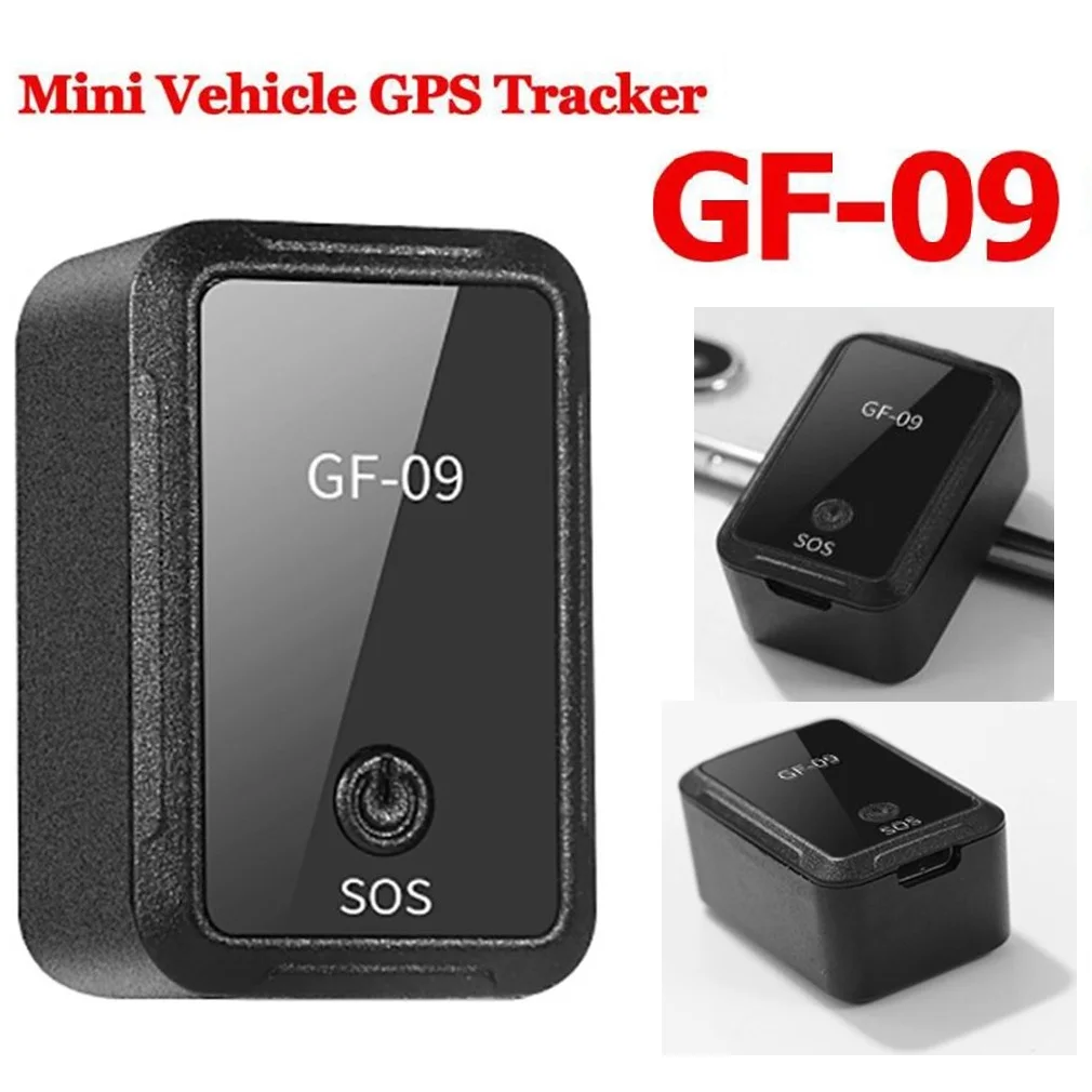 

GF-09 Mini GPS Locator Car Tracker Sound Alarm Real Time Tracking Magnet Adsorption SIM Inserts Message Pets Anti-lost SOS Alarm