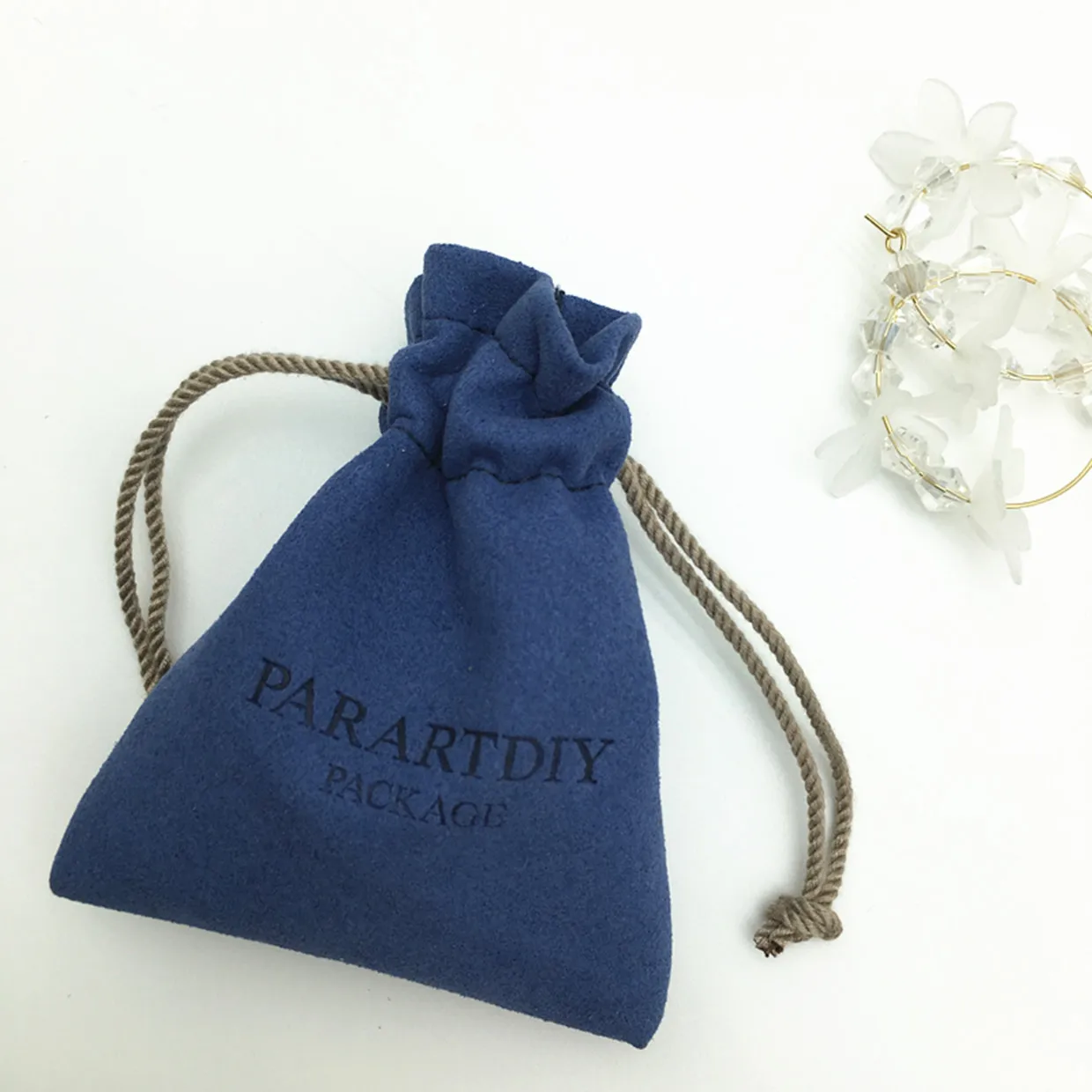 Logo Personalizzato A Colori Borsa Con Coulisse Borsa Per Insaccamento Personalizzata Borsa Per Gioielli Borsa Per Collana Borsa In Pelle Scamosciata 
