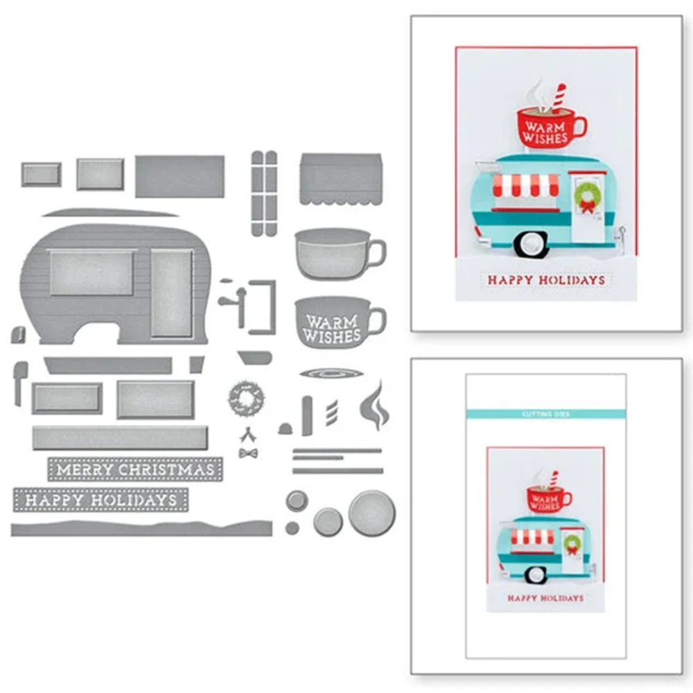 

Пресс-формы металлические для поздравительных открыток «сделай сам», незаметные штампы для скрапбукинга, новый Август 2022