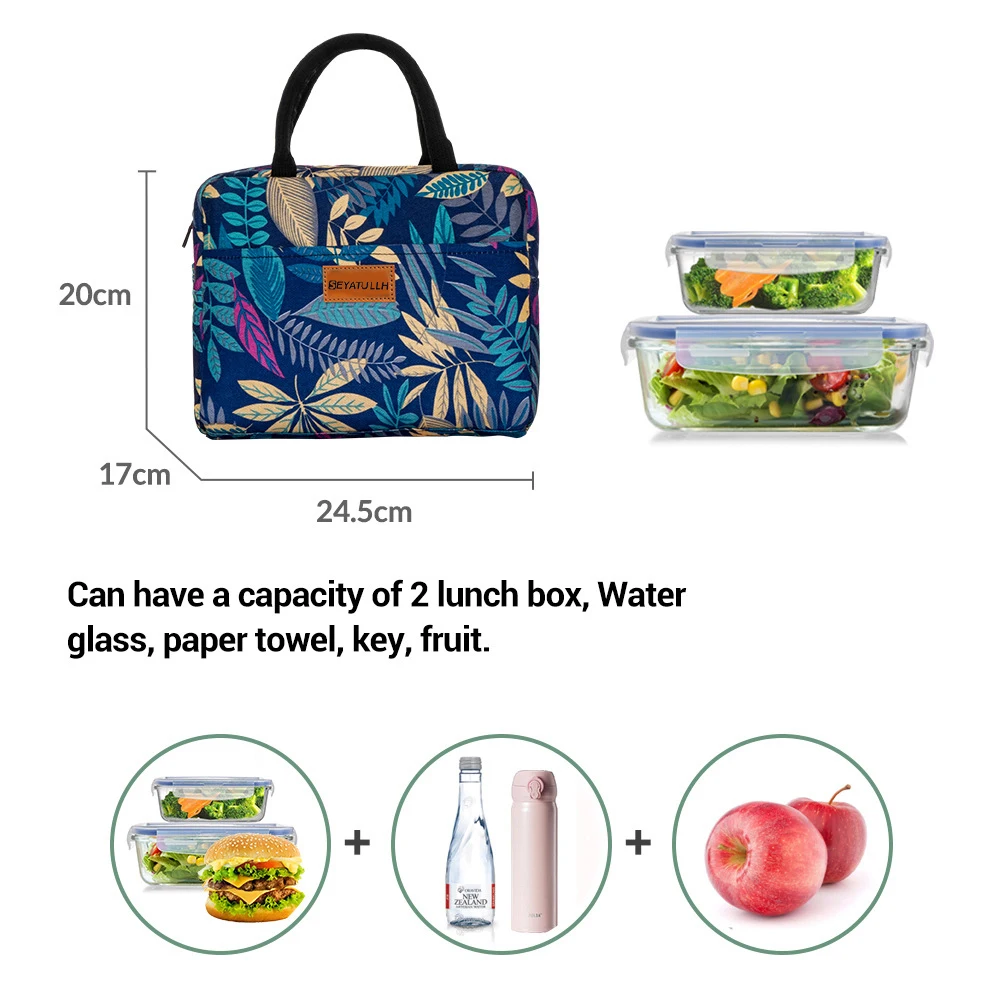 Lunch Bag Cooler Bag Picnic Box for Hot Food Safe Warm Thermal