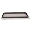 Leather Metal Decorative Tray Rectangular Coffee Table Storage Trays Living Room Light Luxury Ornaments Home Entry Organizer 6