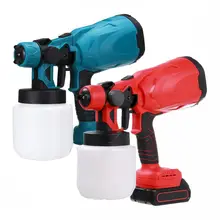 

New 800ml Lagre Capacity Electric Spray Gun Cordless Spray Paint Household Portable Rechagerable Sprayer For Makita 18V Battery