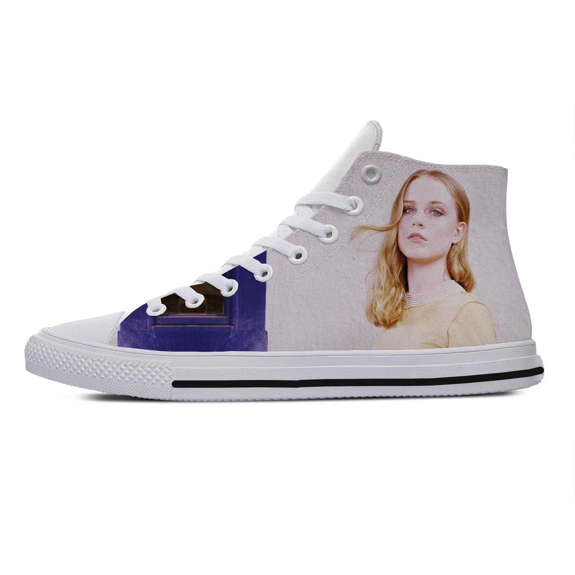Hot Fashion Funny Summer High Quality Sneakers Handiness Casual Shoes Men Women Evan Rachel Wood High Top Classic Board Shoes