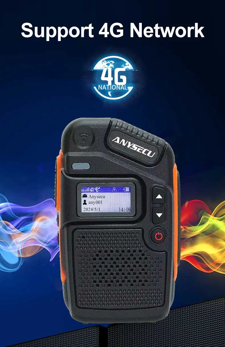C200 4G Network Radio Real-ptt Long Talk Distance RTOS System Type-C Charging GP