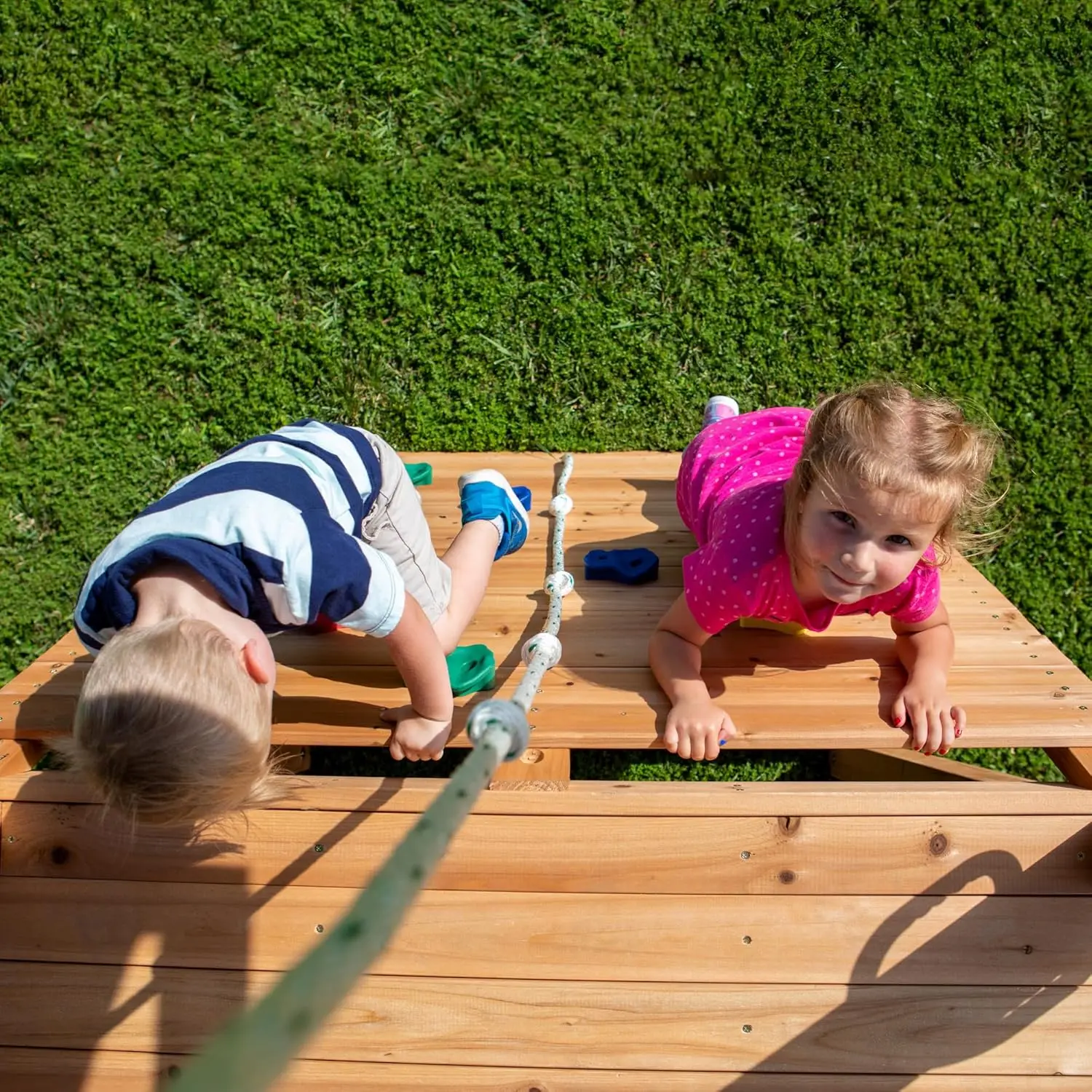 Mount McKinley Swing Set climbing wall