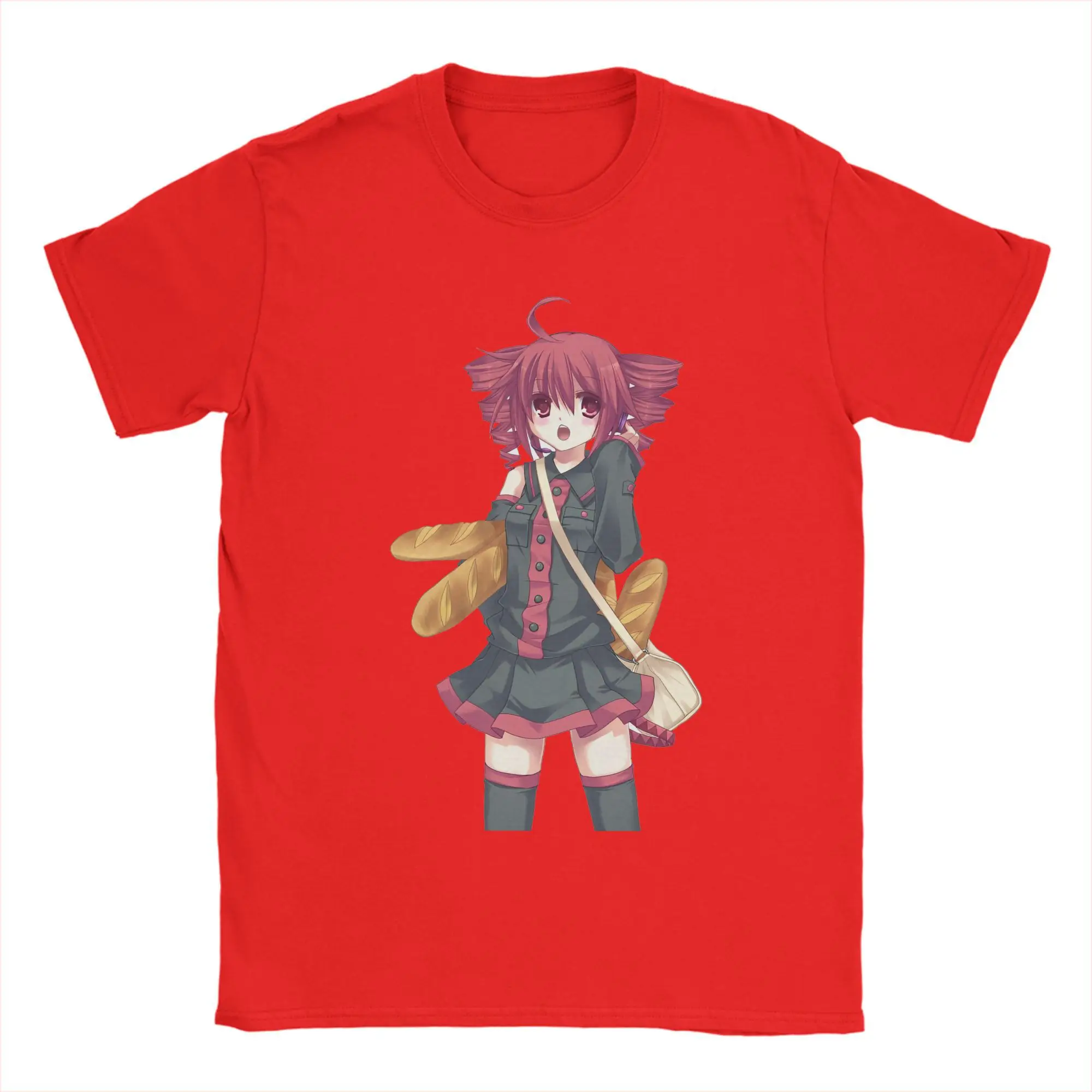 Kasane Teto Men's Funny Cool Cotton Tee - Cute Round Neck Short Sleeve T-Shirt Gift Idea