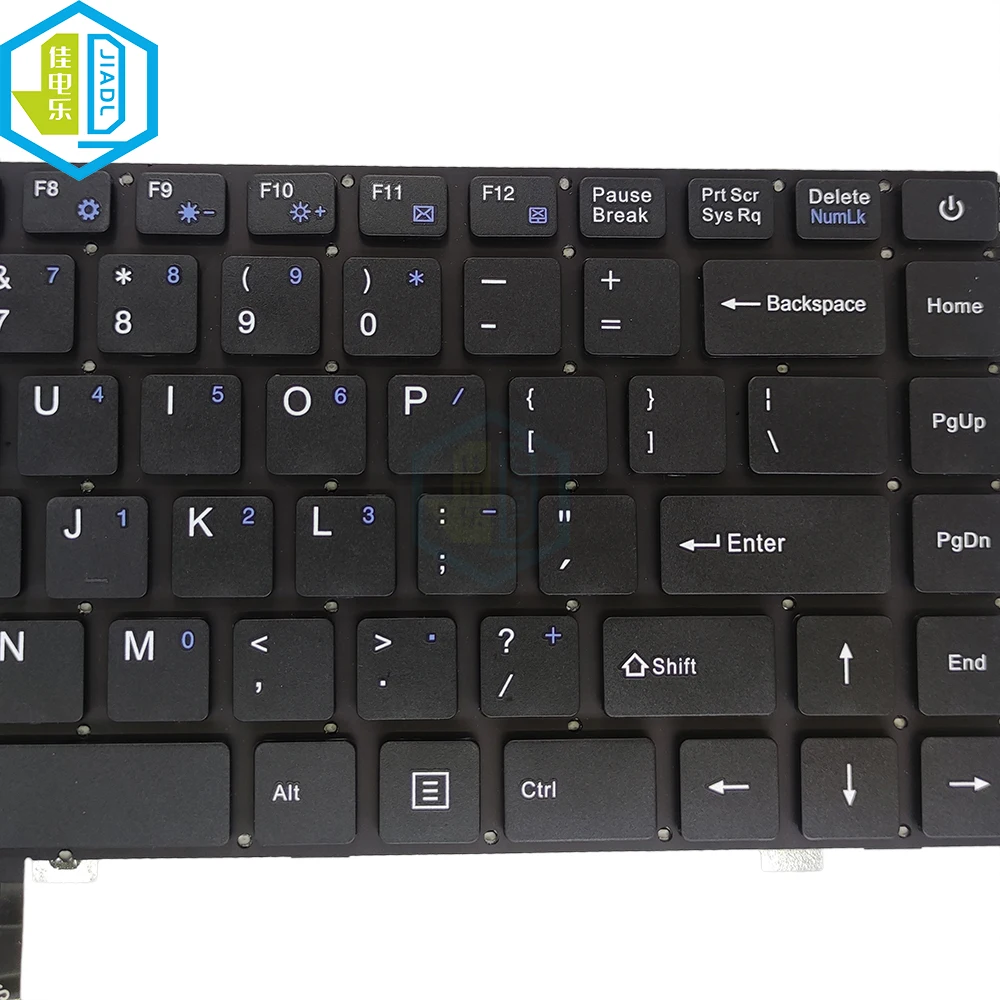 300n 343000083 notebook teclado portátil padrão peças sem luz de fundo