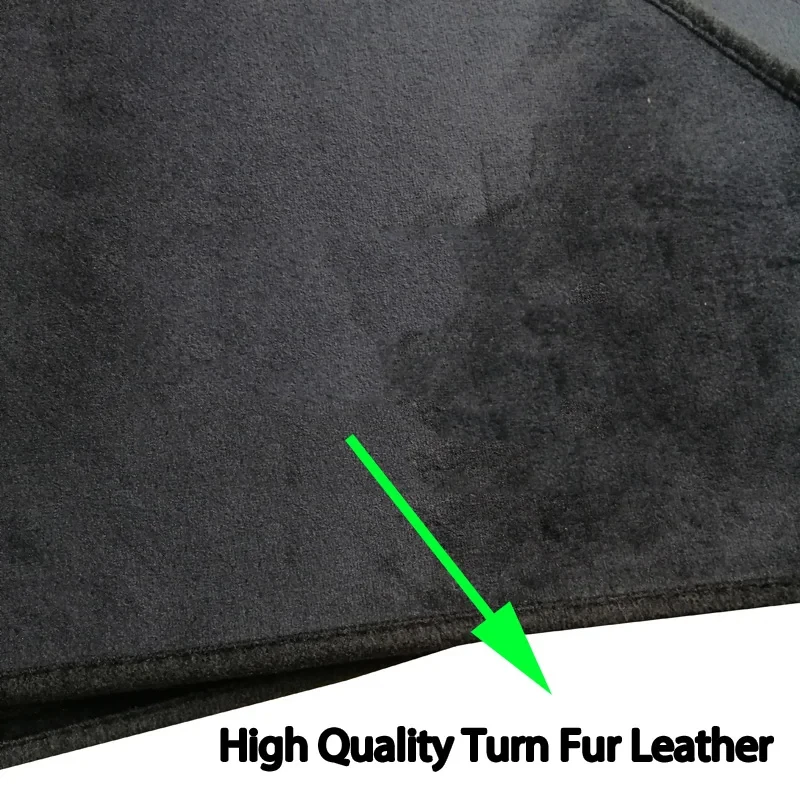 Turn Fur Suede Seat Back Anti Kick Protectors Cover Mats Full Surrounded Seatback Pad For Tesla Model 3-Model Y