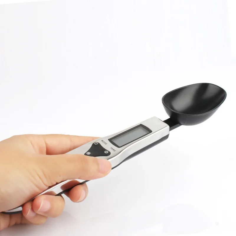 500g/0.1g Portable LCD Digital Kitchen Scale Measuring Spoon Gram Electronic Spoon Weight Scale Food Scale Kithchen Accessories