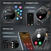 New 1.85” HD Screen LED Flashlight Smart Watch Men 730mAh Large Battery BT Call Man Bracelet Waterproof Fitness Men's Smartwatch 3