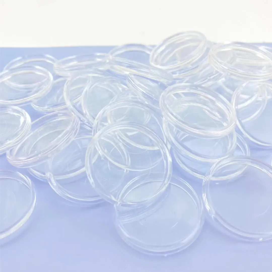 100pcs 투명 버섯 구멍 루즈 리프 바인딩 버클 18/24/28/32/38mm 노트북 사진 앨범 데이터 바인딩 버클