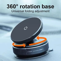 2026 New Strong Magnetic Phone Holder 360° Adjustable Foldable Design Vacuum Car Mount For Cell Phone For iphone Live Streaming - Image 5