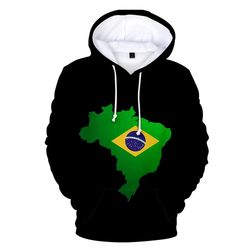 thumbnail image 1 of Sudadera con capucha del Día de la Independencia de Brasil con estampado 3D para hombres y mujeres, sudadera informal de manga larga, camisetas de gran tamaño para hombres, 1 of 5