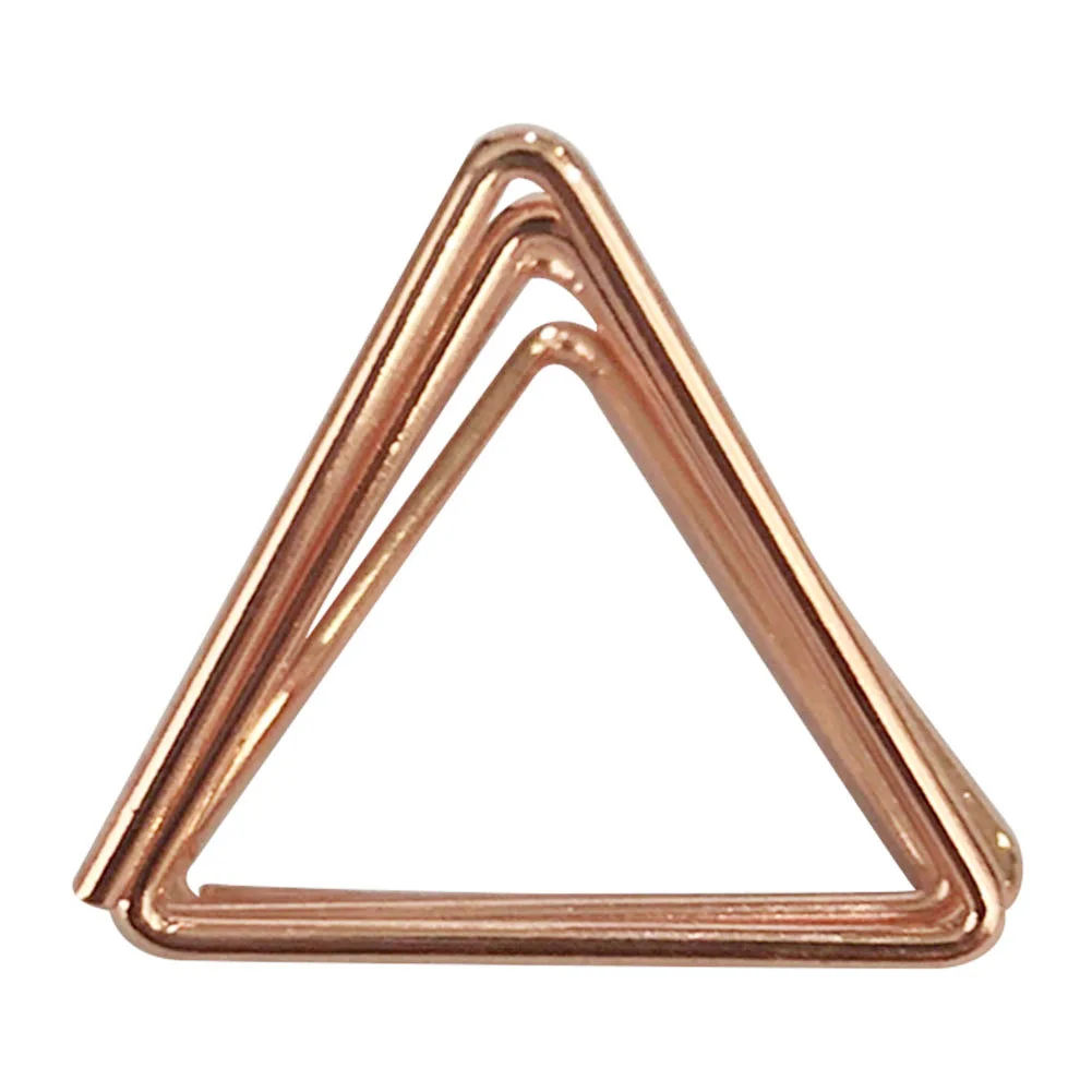 10Pcs Triangle Shape Card Holders Metal Table Place Cards Holders Creative Triangle Name Sign Stand for Wedding Party