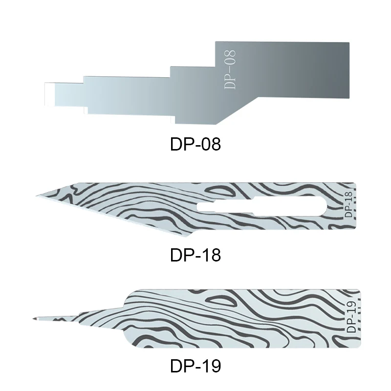 

MIJING DP-08 DP-18 DP-19 Hand Polished LCD Screen Support Blades Ultra-sharp Motherboard Chip IC Glue Removal Blades