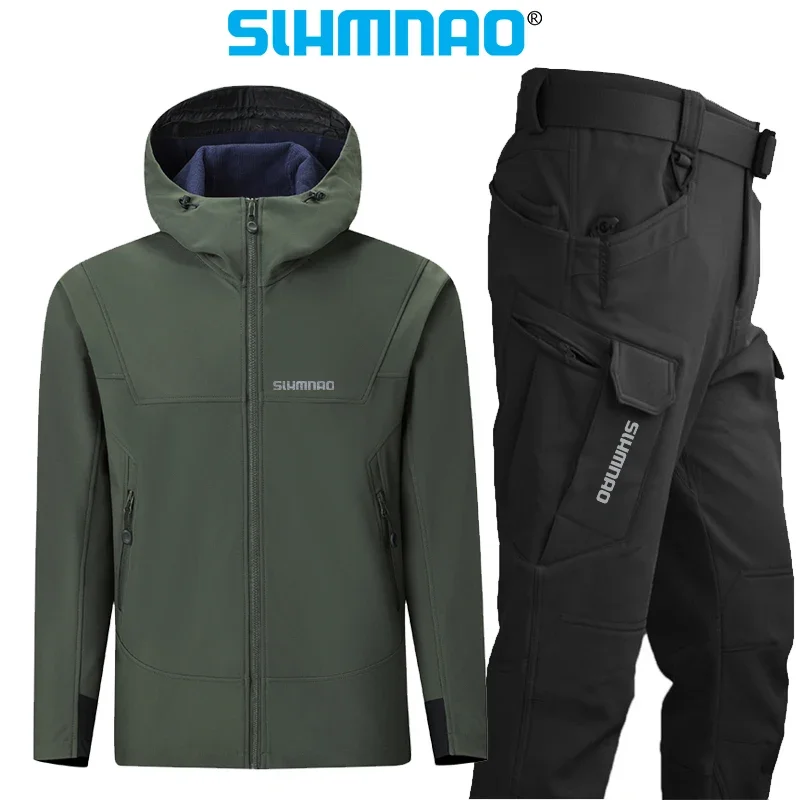 Fishing Jacket, Windproof and Waterproof Soft Shell, Men's and Women's Outdoor Hooded Jacket, Top, Cycling Jacket