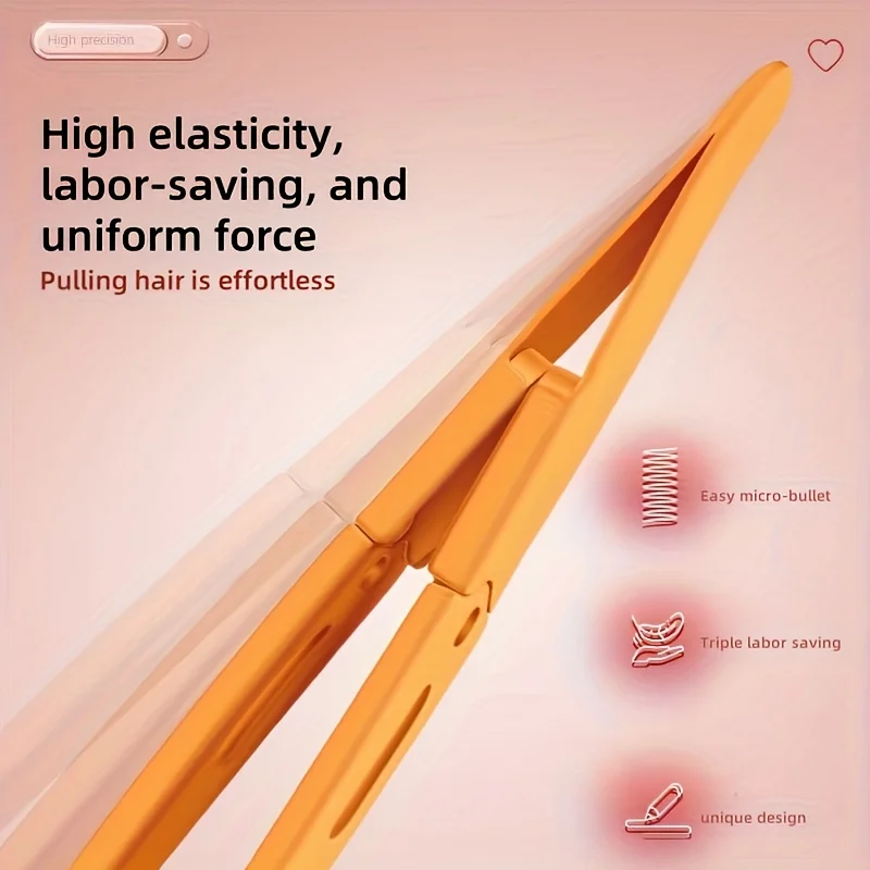 전문가용 정밀 제모 핀셋, 인체공학적 손잡이가 있는 고정밀 사선 팁 눈썹 핀셋, 크리스마스 선물