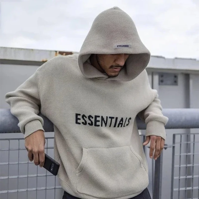 KANYE FOG FEAR OF GOD Essentials LOGO TEE Camiseta Sudadera De Lujo Casual  Simple Street Pullover Manga Larga Outwear Hoodies De 30,83 €, DHgate