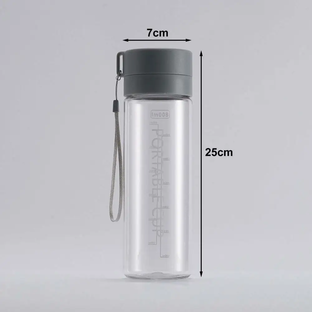 800ML Water Bottle Heat-resistant Large Capacity Drinking Jug Leak-proof Transparent Water Cup Outdoor Accessories For Sports