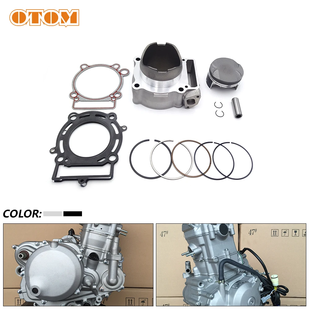 

Motorcycle Engine Cylinder Block Kit 77mm Big Bore Piston Ring Pin Gasket Seal Pad For ZONGSHEN NC250 KAYO Xmotor RX3 Apollo RX3